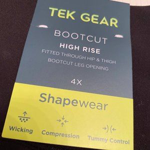 NEW TEK GEAR SHAPEWEAR 4X PLUS SIZE
